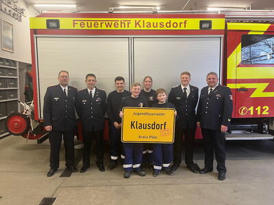 Der neue Vorstand der Jugendfeuerwehr
